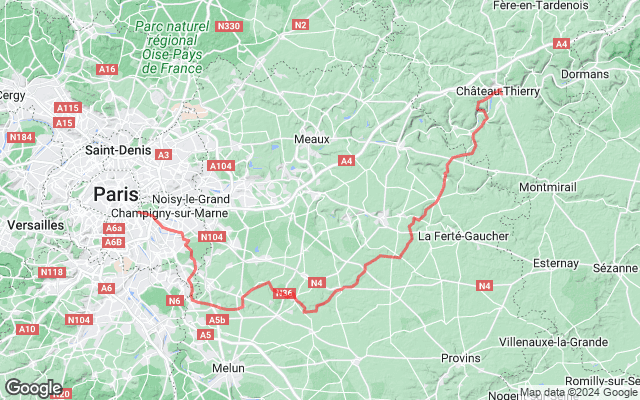 Paris → Château-Thierry