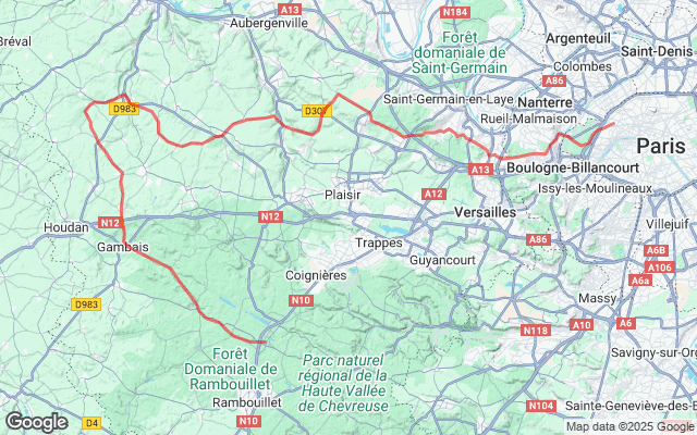 Paris → Le Perray-en-Yvelines