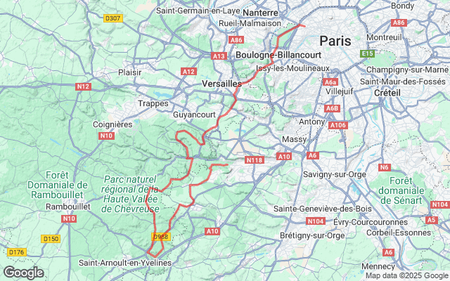Paris → Gif sur Yvette