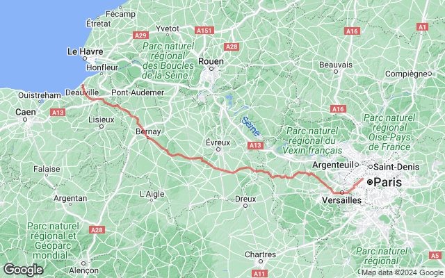 Paris → Trouville